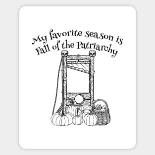 My Favorite Season - Black Text Sticker